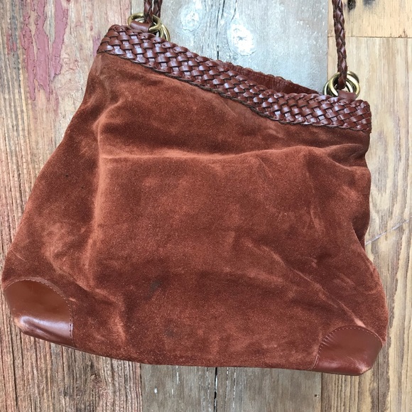 Brazilian Leather Drawstring Crossbody - Picture 3 of 8